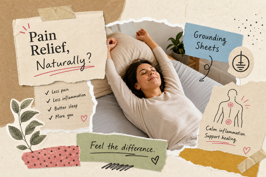 Tala grounding sheet on a bed, explored for pain and inflammation support